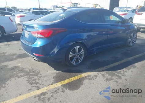 2015 Hyundai Elantra Sport z USA, uszkodzony, nr VIN KMHDH4AH2FU248401